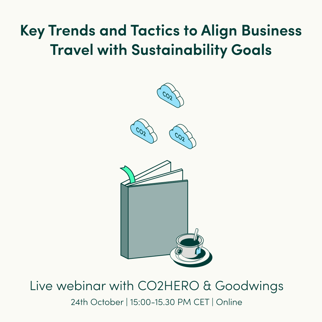 Webinar sign up | Key Trends and Tactics to Align Business Travel with Sustainability Goals